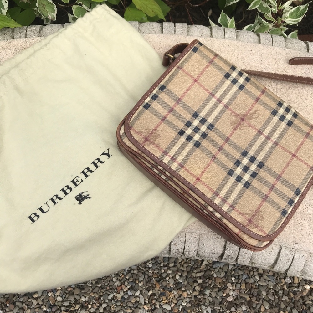 Burberry bag and dusting bag
